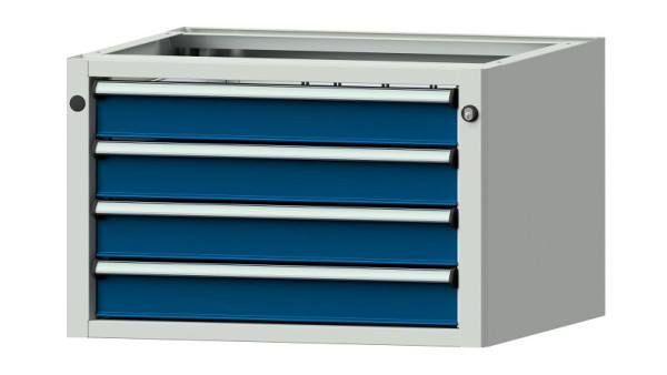 ANKE Werkbänke Unterbauschrank, Modell 1206 V, 660 x 615 x 420 mm, RAL 7035/5010, 402.502