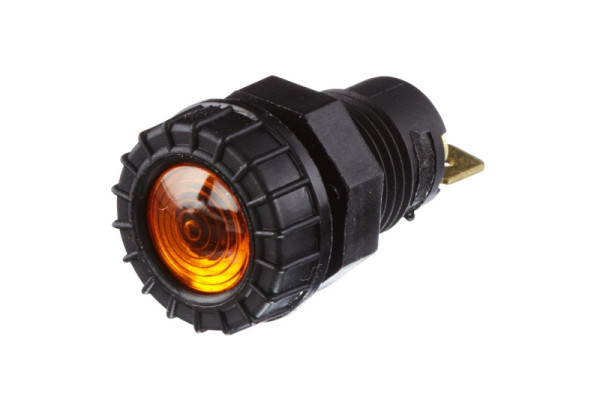 HELLA Kontrollleuchte, Halogen, 12/24V, H, geschraubt, gelb, 2AA 008 594-011