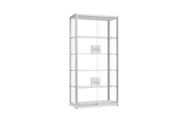 WSM Schrankvitrine FACTORY 200, 1000 x 2000 mm, 104100005