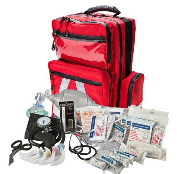 MBS Medizintechnik Notfallrucksack Professional mit Füllung DIN 13160 Sanitätsdienst, 103952