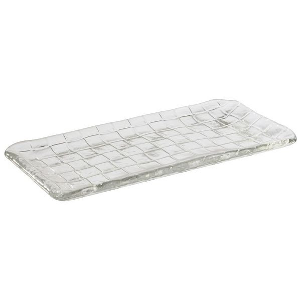 APS Teller / Sushiboard -TAKASHI- 26 x 13, Höhe: 1,5 cm, VE: 3 Stück, transparent, 40902