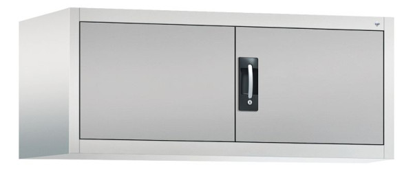 C+P Aufsatzschrank Acurado, H500xB1200xT600mm, Farbe: Lichtgrau / Weißaluminium, Muldengriff, 9494-000 S10004