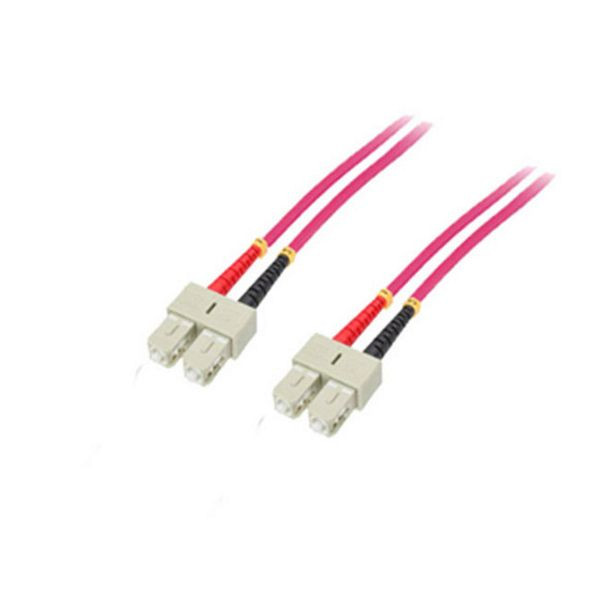 S-Conn Duplex Patchkabel SC/SC 50/125µ, OM4, violett, 2,0m, 77916/4