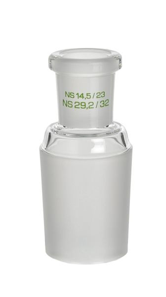 Rettberg Übergangsstück, Hülse NS 60/46 auf Kern NS 29/325, Borosilikatglas 3.3, 134038060