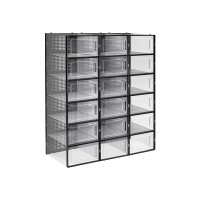 Vorschau: SONGMICS Stapelbare Schuhboxen 18er Set, Schwarz, LSP18SBKV1 Vorschau: SONGMICS Stapelbare Schuhboxen 18er Set, Schwarz, LSP18SBKV1