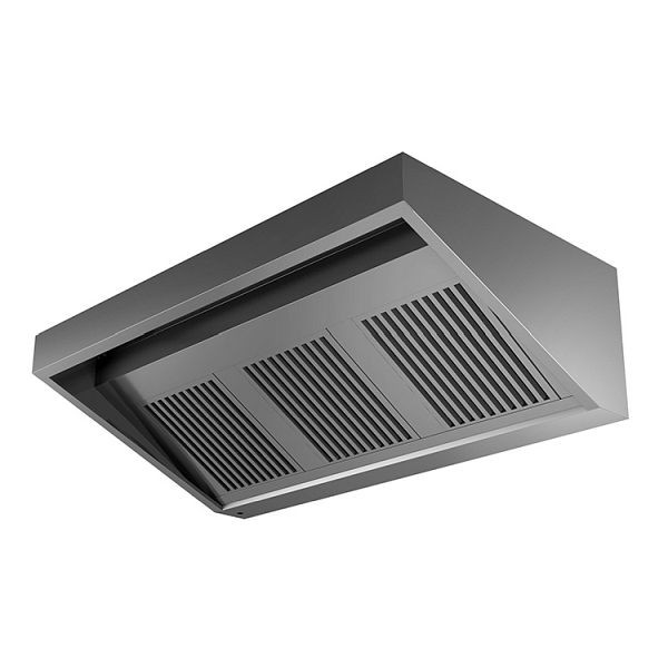 Gastro-Inox Edelstahl Dunstabzugshaube mit Motor, 2000(L)x900(T)x450(H)mm, 306.122