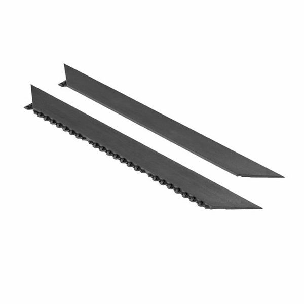 Notrax MD-X Ramp System Nitrile Zubehör für Industriele Matten 552, Schwarz, 16cm x 121cm, 552M0003BL