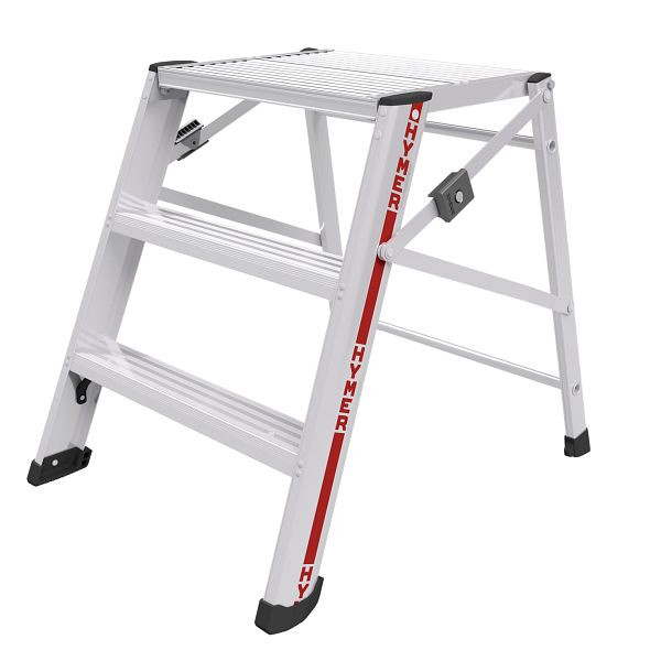 HYMER Service- und Montagetritt, einseitig begehbar, 3 Stufen, Standhöhe 0,69 m, 603603