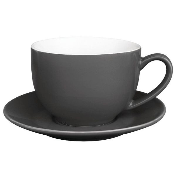 Olympia Cafe Cappuccinotassen grau 34cl, VE: 12 Stück, GK078