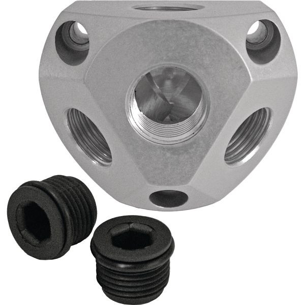 AEROTEC Luftverteilerdose 3/4 Zoll Eingang mit Einschraubverbinder 18 mm, 25603457