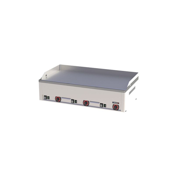 Casselin Griddleplatte 90 Stahl - Glatt, Gehäuse Edelstahl AISI 304, CPASF90B