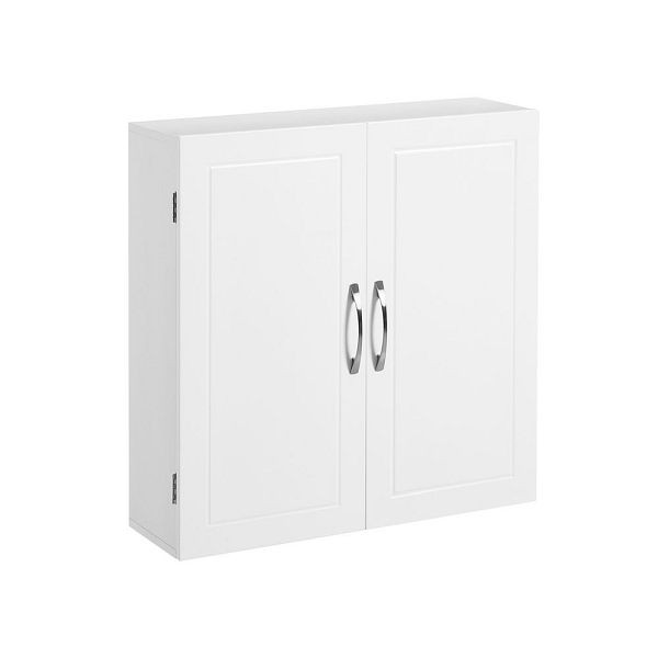 VASAGLE Wandschrank mit 2 Türen, BBC320W01, 0194343107868