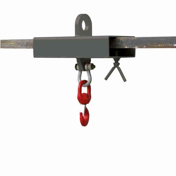 Eichinger Industrie Lasthaken Stapler-Aufsatz für 1 Zinken, 1000 kg, anthrazitgrau, 20840100000096