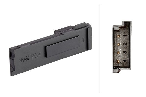 HELLA Schalter, Kupplungsbetätigung (GRA), 4-polig, elektronisch, 6DD 010 966-661