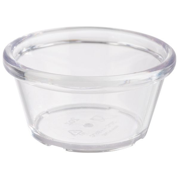 APS Dipschälchen, 12er Set, Ø 7 x 3,5 cm, 70 ml, PET, transparent, 40763