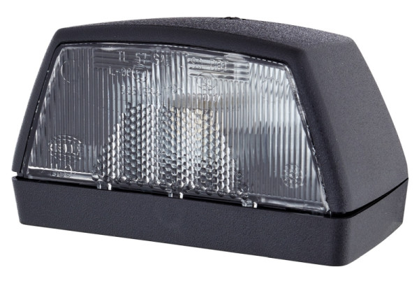 HELLA Kennzeichenleuchte, Halogen, 12V, ADR/GGVS/CCC, Lichtscheibenfarbe: glasklar, links/hinten/außen/rechts, 2KA 003 389-398