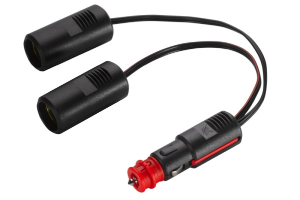 HELLA Adapter, Zigarettenanzünder, 24V, Länge: 0.25m, Belastbarkeit bei 24V: 2x 8A, 8JA 007 589-111