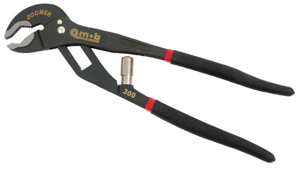 Peddinghaus Wasserpumpenzange 'ZOOMER' 240 mm - Einhand-Bedienung - Rutschfester Griff, 6483240001