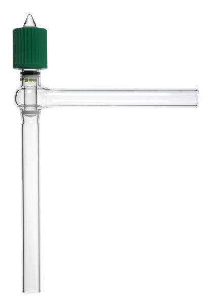 Rettberg Hochvakuum-Eckventil, 0-8 mm, mit Glas-Spindel, 107000207