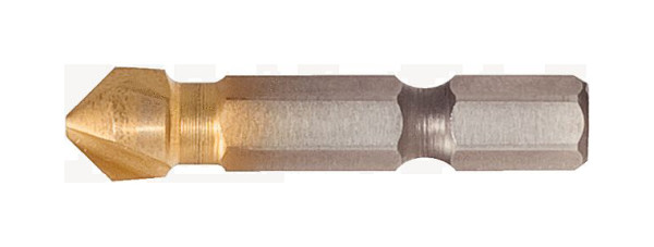 KS Tools 1/4" HSS TiN Kegel- und Entgratsenker-Bit 90°, 20,5mm, 336.0331