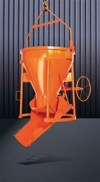 Eichinger Betonsilo 1020H.10, 750l, Angeschweißte Kette, Handrad, Fließleitschurre, 10201001030000