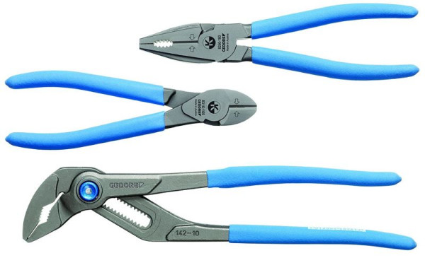 GEDORE S 8303 TL Zangen-Satz 3-teilig, getauchte Griffe, 6703910
