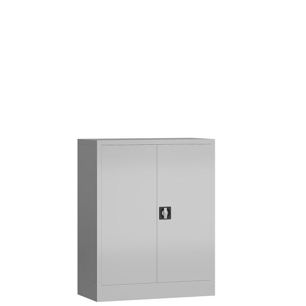 Lüllmann ClassiX Flügeltürenschrank, 1000 x 800 x 380 mm, lichtgrau, X-530310