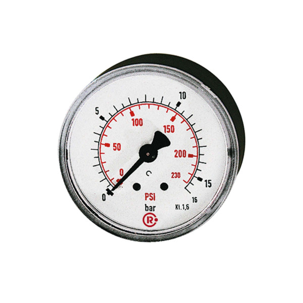 Wika Standardmanometer, Kunststoff, G 1/4 hinten, 0 - 25,0 bar/360 psi, Ø40, 149047