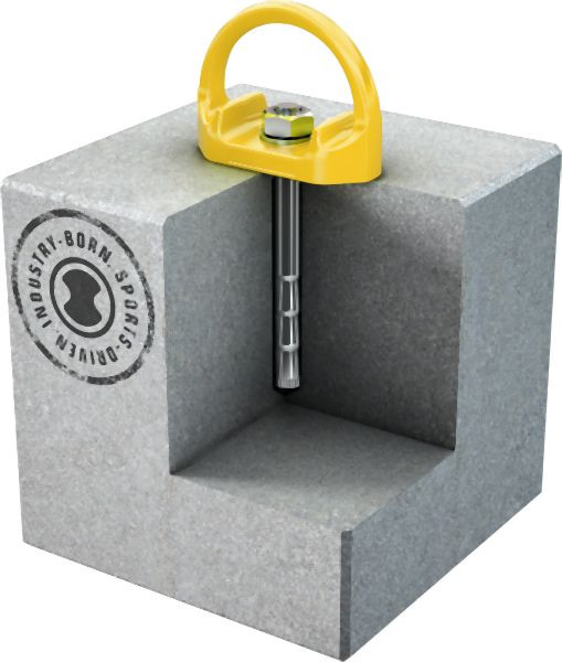 Skylotec Einzelanschlagpunkt D-BOLT TYP 42 (AP-058) mit Einklebedübel, Außengewinde, AP-TYP-42