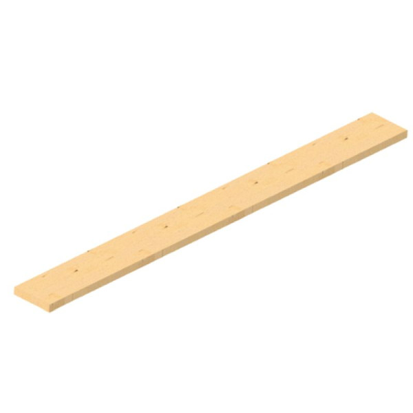 Stein HGS Gerüstdiele aus Holz, Länge 2500 mm, Breite 240 mm, Stärke 45 mm, nach DIN 4074 S10, 103025