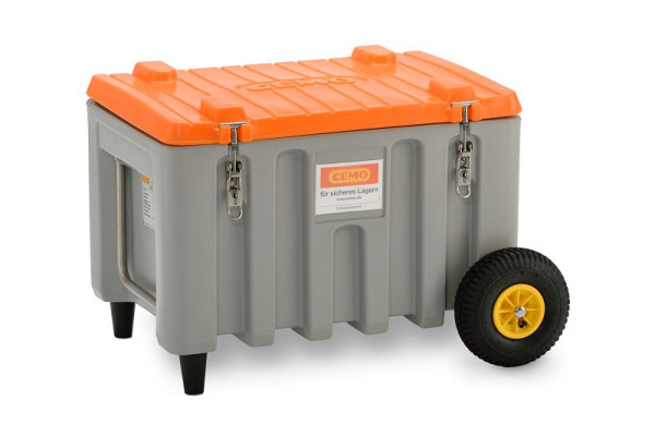 Cemo CEMbox Trolley 150 Offroad, grau/orange, 88 x 73 x 61 cm, 11284