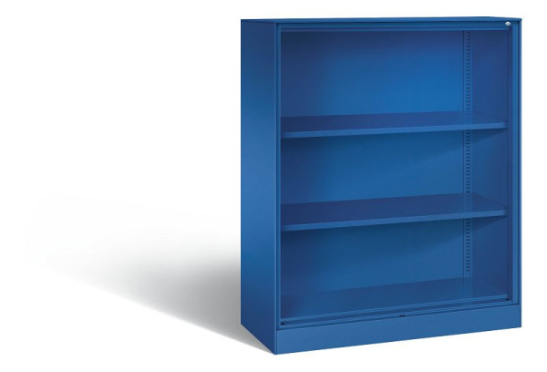 C+P Büroregal Asisto, H1310xB1000xT435mm, Farbe: Enzianblau, 3 OH, 140032-000 S10051