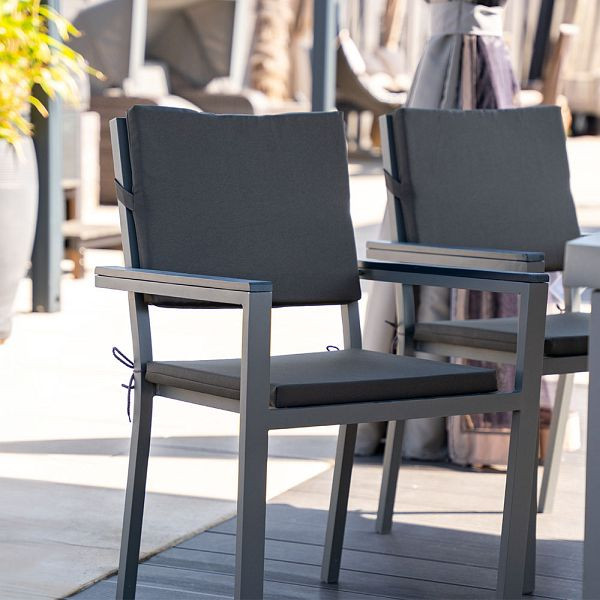 HOME DELUXE Sitzkissen MADERA, Inhalt: 6 x Sitzkissen, 51700