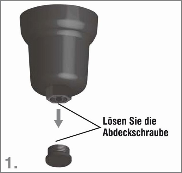 Kunzer Ölablasshilfe für VW Ölfilterpatronen, 7OAH1, 4260174663692