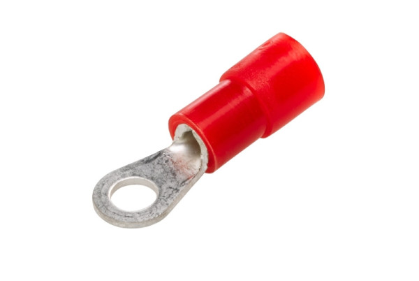 HELLA Leitungsverbinder, rot, von: 0.5mm², bis: 1.5mm², Ringverbinder, Bohrung-Ø: 3.7mm, 8KW 178 042-002