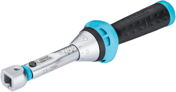 Hazet Drehmoment-Schlüssel, Nm min-max: 2.5 - 25 Nm, Toleranz: 3%, Einsteck-Vierkant 9 x 12 mm, 5280-3CT