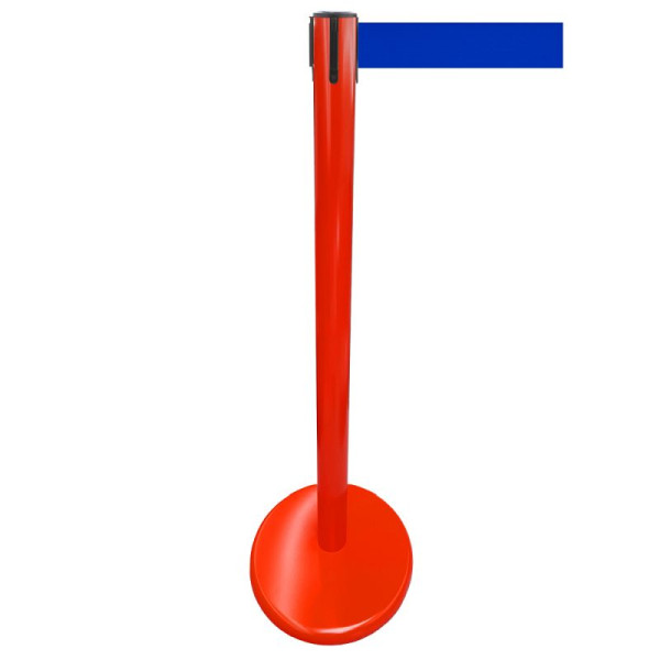 Stein HGS Personenleitsystem -P-LINE Future-, Metall/ rot, blau, mit Gurtendstück (Standard), Gurtlänge: 2,3 m, 12794-0202