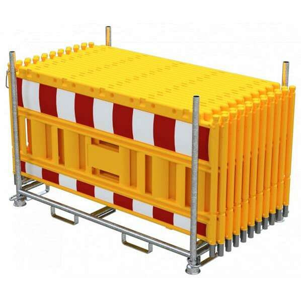 Schake Absperrschrankengitter SET Typ 32001 bestehend aus: 1x Stapelpalette mit 4 herausnehmbaren Holmen, 33420K2-G-32001-0