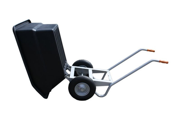 Foxwinkel Großmulden-Kippkarre "Tipper" 255 Liter Kunststoffmulde mit 2 PU-Rädern Kugellager, K 2552 K WFLEX, 2030110