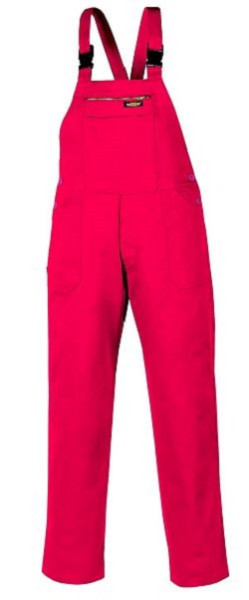 teXXor Latzhose (290 g/m²) Größe: 52, Farbe: rot, 8033-52