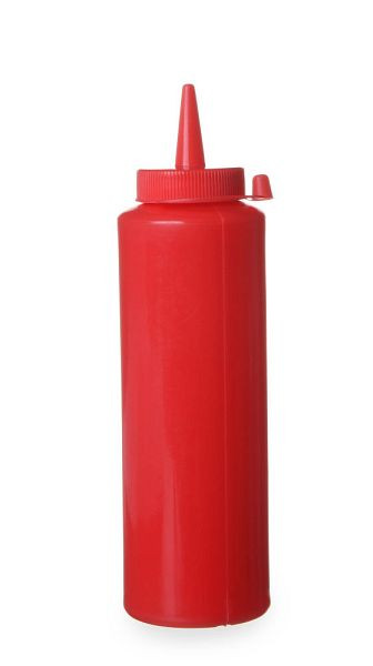 Hendi Spenderflasche, ØxH: 55x205 mm, Rot, Polypropylen, 557815
