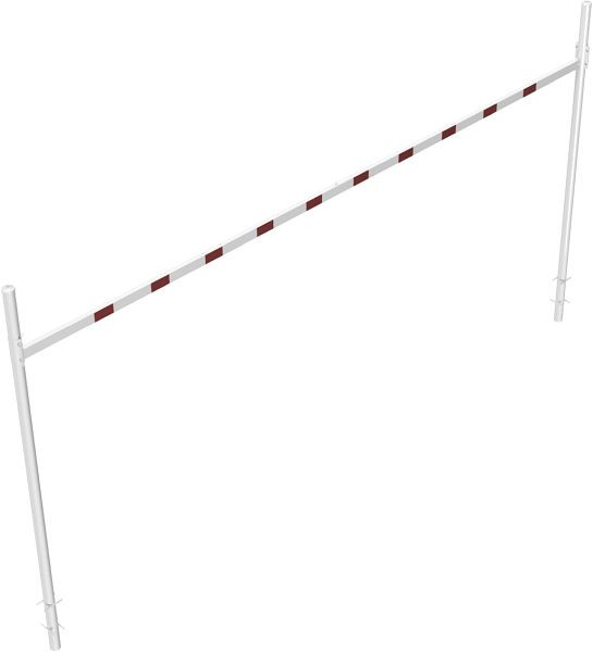 Schake Höhenbegrenzer zum Einbetonieren 2 Standpfosten, Querrohrlänge: 7000 mm, zum Einbetonieren, ohne Barriere aus Alurohr, 417_702B