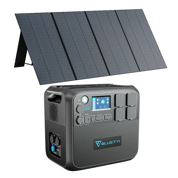 BLUETTI AC200MAX Stromaggregat + PV350 Solarpanel, AC200MAX+PV350