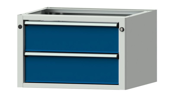ANKE Werkbänke Unterbauschrank, Modell 1203 V, 660 x 615 x 420 mm, RAL 7035/5010, 402.507