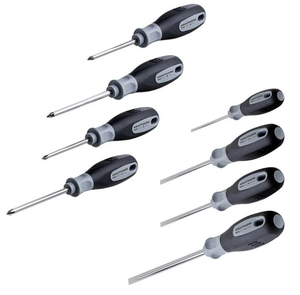 Kraftwerk Schraubendreher-Satz INOX 8-teilig, rostfrei, 4170
