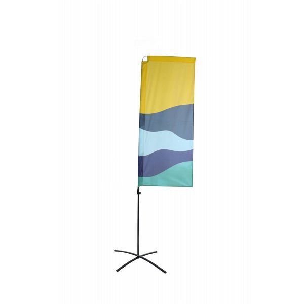 Showdown Displays Beachflag Budget Square S Eco-Druck, BFBS-SG-ECO