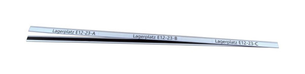 Eichner Etikettenhalter magnetisch, Maße: 25 x 1000 mm, VE: 10 Stück, 9218-03034