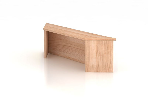 Hammerbacher Thekenaufsatz 113cm, 1OH Nussbaum, 113x32x35 cm (BxTxH), VWB90/N