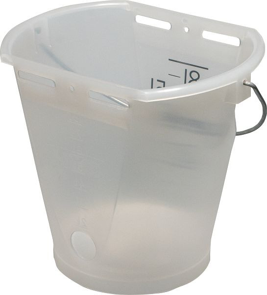 Patura Nuckel-Tränkeeimer 9l transparent ohne Sauger und ohne Ventil, 36146309