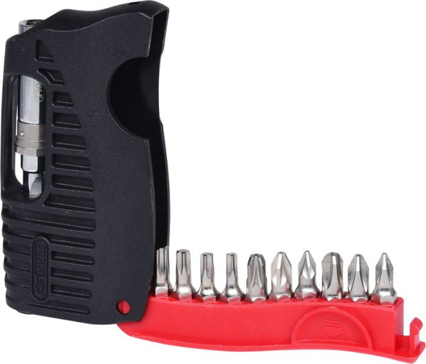 KS Tools 1/4" Mini-Bit-Etui, 11-teilig Torx, PH, PZ, 911.2845